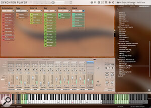 Synchron Duality Strings’ pre‑recorded runs play in all 12 keys starting on every note of the scale.